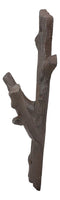 Ebros Cast Iron Rustic Western Country Tree Branches Twigs Wall Hanger 2 Peg Hook Decor Hangers for Coats Hats Leashes Backpacks Keys Decorative Organizer On Mudroom Main Entrance Walls (2)