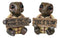 Whimsical Cute Sea Turtles Set of Four Figurine Holding Signs With Funny Sayings