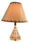 Campfire Story Time Bear Cubs Reading In Teepee Hut Rustic Table Lamp With Shade