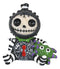Ebros Furrybones Black Itsy Bitsy Webster Spider Skeleton Figurine Small Furry Bones
