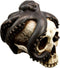 Ebros Kraken Octopus Wrapping Around Human Skull Decorative Figurine 8"L