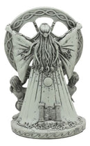 Ebros Celtic Moon Goddess Arianrhod Statue 11"H Cosmic Wheel Of The Year & Fate