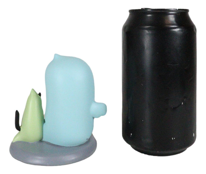 Unfortunate Lucky The Skeleton Boy Dressed in Boo! Ghost Halloween Figurine