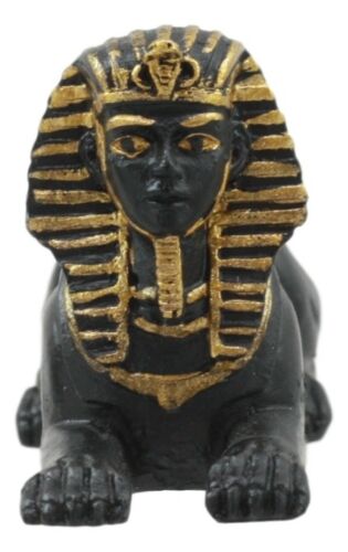 Egyptian Pyramid Tomb Guardian Sphinx Androsphinx Dollhouse Miniature Figurine - Ebros Gift