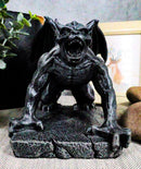 Ebros Winged Demonic Bull Gargoyle Statue Gothic Night Crawler Sentry Stone Devil