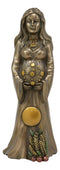 Ebros Celtic Sacred Lunar Cycle Triple Goddess Statue (Mother) 6.5" Height