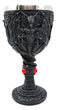 Ebros Gift Large Night Terror Winged Demonic Dragon Wine Drink Goblet Cup Chalice Figurine 8oz