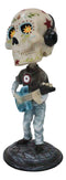 Ebros 7" Tall Day of The Dead Bobblehead Electric Bass Player Figurine Collectible