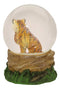 Ebros Forest Jungle Apex Predator Orange Bengal Tiger Glitter Snow Globe 100mm Decor