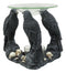 Ebros Skull Graveyard With Three Ravens Oil Warmer Statue Wax Tart Burner Aroma Scent