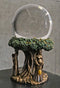 Triple Goddess Mother Maiden Crone With Celtic Tree Of Life Scrying Gazing Ball