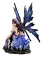 Ebros Large Lavender Winter Fairy Statue Missing You Yuletide Fae Fantasy Collectible Figurine 12.5"H