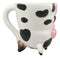 Topsy Turvy Ceramic Holstein Bovine Cow Coffee Mug Drink Cup 11oz Animal Farm