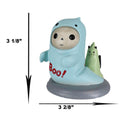 Unfortunate Lucky The Skeleton Boy Dressed in Boo! Ghost Halloween Figurine