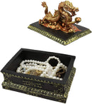 Ebros Chinese Daoism Imperial Nine Dragons Dragon King Decorative Trinket Box