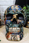 Nostalgic Western Route 66 Scenic US Highway Memory Lane Signs Skull Figurine