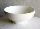 Pack Of 6 Contemporary Ridged 7.5"D Matte White Melamine Salad Pasta Soup Bowls