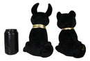 Egyptian Gods Anubis Jackal Dog And Bastet Cat Plush Toys Set Of 2 Stuffed Dolls