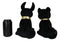 Egyptian Gods Anubis Jackal Dog And Bastet Cat Plush Toys Set Of 2 Stuffed Dolls