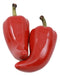 Mexican Large Juicy Red Jalapeno Chili Peppers Ceramic Salt Pepper Shakers Set