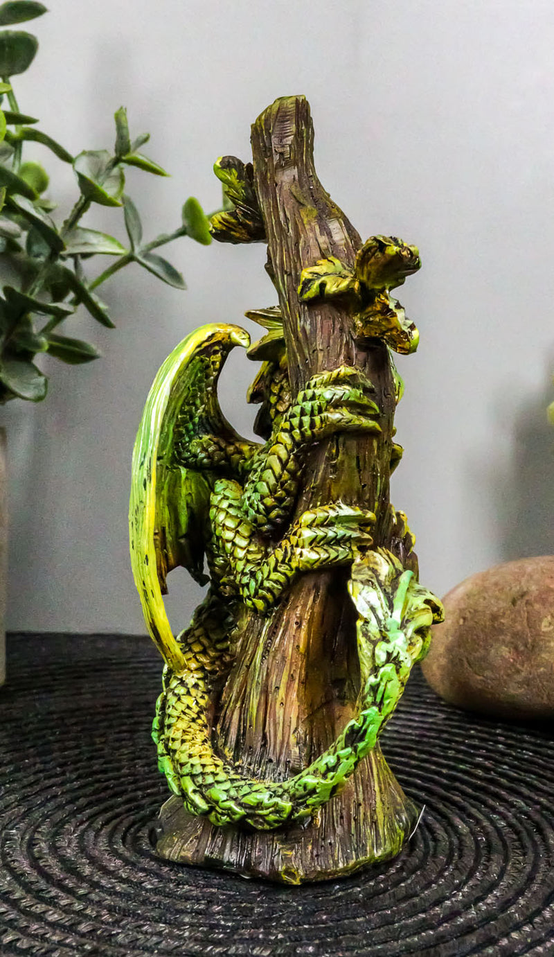 Ebros Dryad Gaia Tree Ent Earth Dragon Baby Wyrmling 5.25"H Figurine Anne Stokes