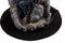 Ebros Gothic Dark Angel W/ Shadow Dragon On Waterfall Rocky Cliff Figurine 7.5" H