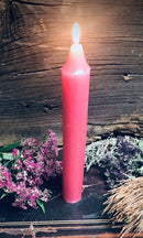 Pink Love Friendship Pack of 12 Wicca Occult Witch Ritual Spell Chime Candles