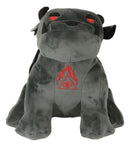 Ebros Winged Demonic Bulldog Gargoyle Chimera Eye of Horus Luxe Soft Plush Toy Doll