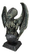 High Priest Great Old Ones Call of Cthulhu Sitting On Earth Globe Orb Figurine
