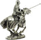 Ebros Medieval Suit of Armor Knight Jousting On Horse Statue Medieval Tournament Heavy Cavalry Champion with Lance Decorative Figurine
