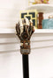 Ebros Steampunk Skeleton Hand Grasping Eye Gears Swagger Stick Cane Staff 38" L