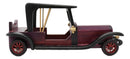 Hand Made Wood Retro Antique Style Purple Model T Sedan Car Wine Holder Figurine