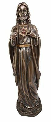 Ebros Gift Large Sacred Heart of Jesus Christ Figurine 18.25" H Roman Catholic Devotion Sculpture