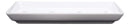 Ebros White Neta Zara Sushi Sashimi Plate With Drip Holes 8.75"L x 5"W PACK OF 2