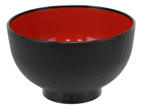 Ebros Made In Japan Traditional Rice Bowl 4.5"Dia 8oz Wood Grain Pattern, 1 PC