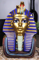 Ancient Egyptian 9 Inch Height King Tut Burial Mask Bust Figurine Resin Statue