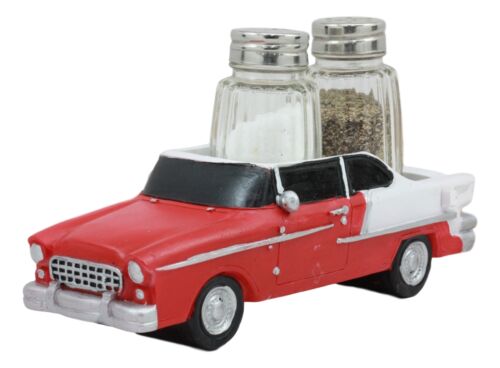 Ebros Red Prince Of Bel Air Car Figurine Holder For Salt And Pepper Shakers Set
