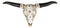 19"L Large Country Western Steer Cow Skull With White Flowers Tribal Wall Decor