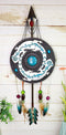 Boho Chic 2 Gecko Lizards Turquoise Rock Arrow Black Dreamcatcher Wall Decor