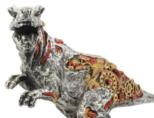 Ebros Steampunk T-Rex Figurine Jurassic Era Predator Tyrannosaurus Rex Statue Dinosaur