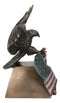 Wings Of Glory Bald Eagle Clutching Star Spangled Banner American Flag Figurine