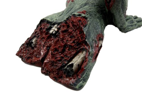 Ebros Zombie Walking Undead Severed Body Peeling Flesh Figurine Door Stopper