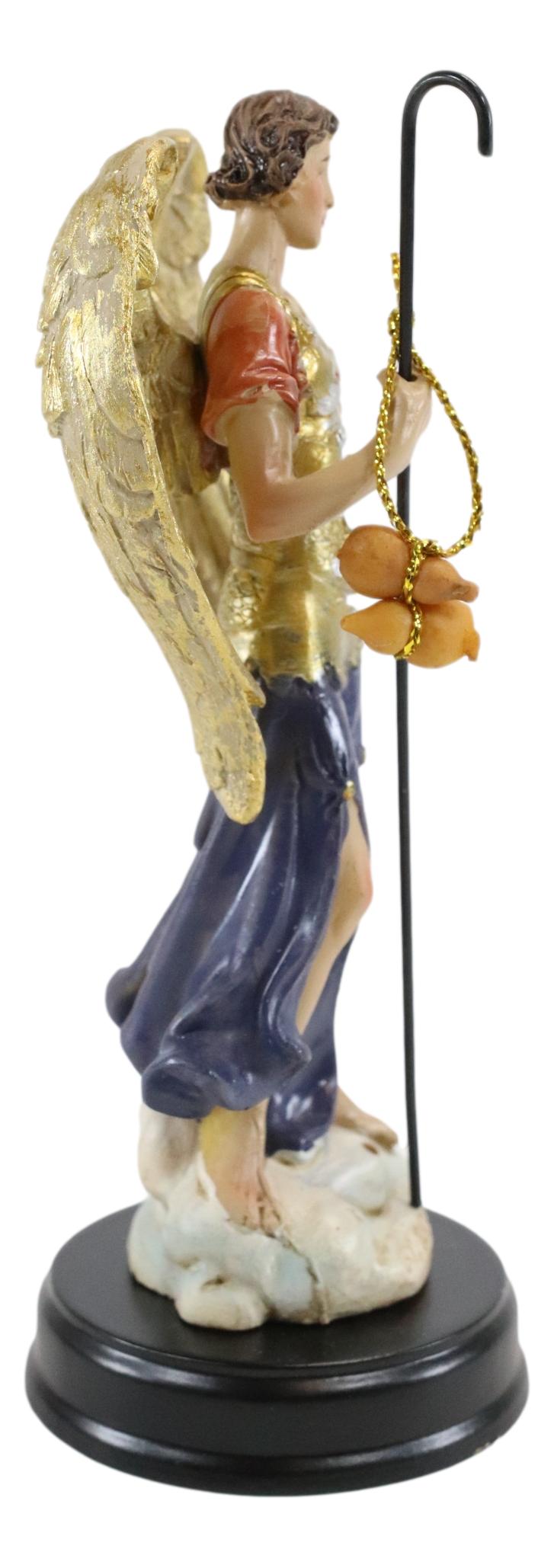 Archangel Raphael God's Healing 5" Inch Holy Religious Figurine Altar Sculpture - Ebros Gift