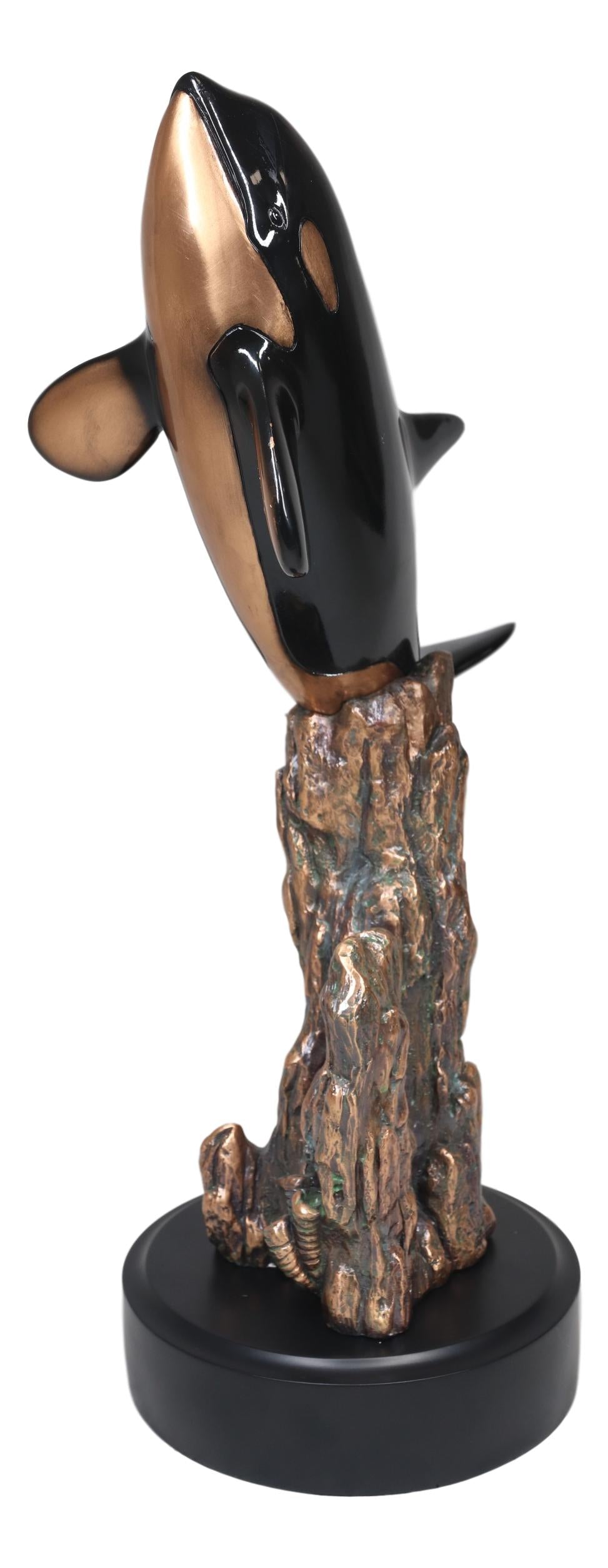 Ebros Large Nautical Marine Sea Orca Killer Whale Swimming By Coral Reefs Statue - Ebros Gift