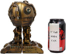 Cyborg Robotic Gearwork Facility Steampunk Skull Bookends Set Figurine Statue