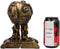 Cyborg Robotic Gearwork Facility Steampunk Skull Bookends Set Figurine Statue