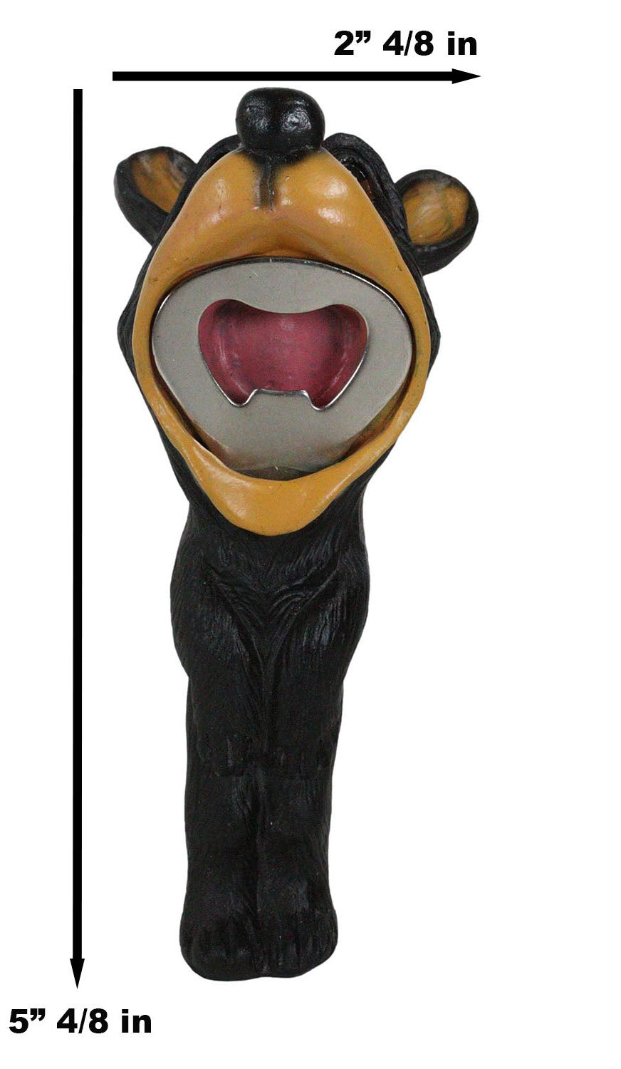 Western Whimsical Comical Forest Black Bear Soda Beer Hand Bottle Cap Opener