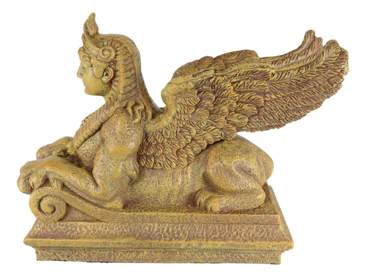 Ebros Egyptian Gods & Pharaohs Sphinx Lioness Guardian Figurine Egyptian Deity