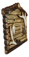 Pack of 2 Rustic Log Cabin Deer Antlers Double Toggle Switch Wall Outlet Plate