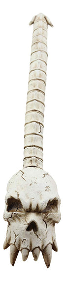 Spine Skeleton Arm Hand Back Scratcher Figurine 14"L Skeletal Bone Skull Decor